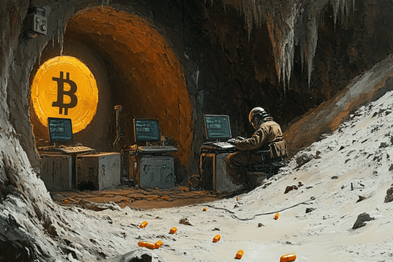 bitcoin orange-pilled miners ai art