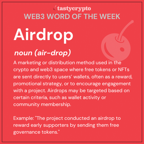 crypto airdrop defined