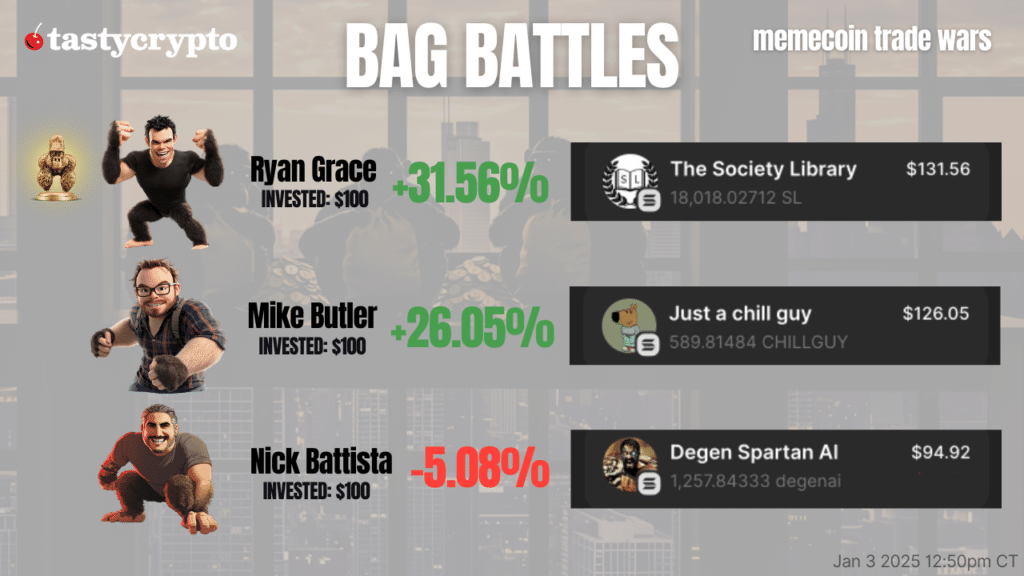 BAG BATTLES Update 1-3-2025